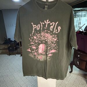 Melanie Martinez Green T-Shirt with Pink Graphic